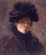 Lilla Cabot Perry Self Portrait oil painting